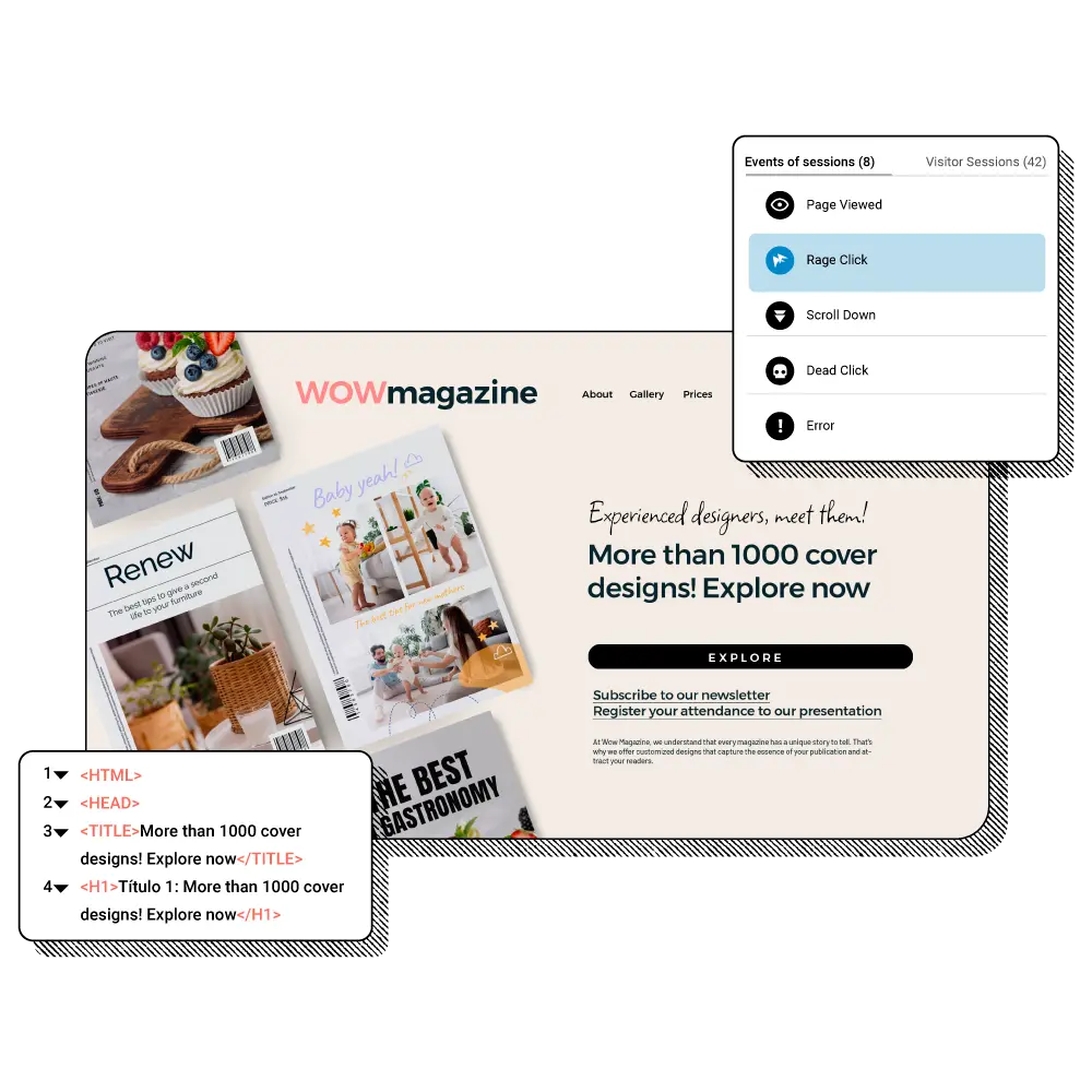 analítica y etiquetado web cro